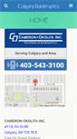 Mobile Screenshot of calgary-bankruptcy.org